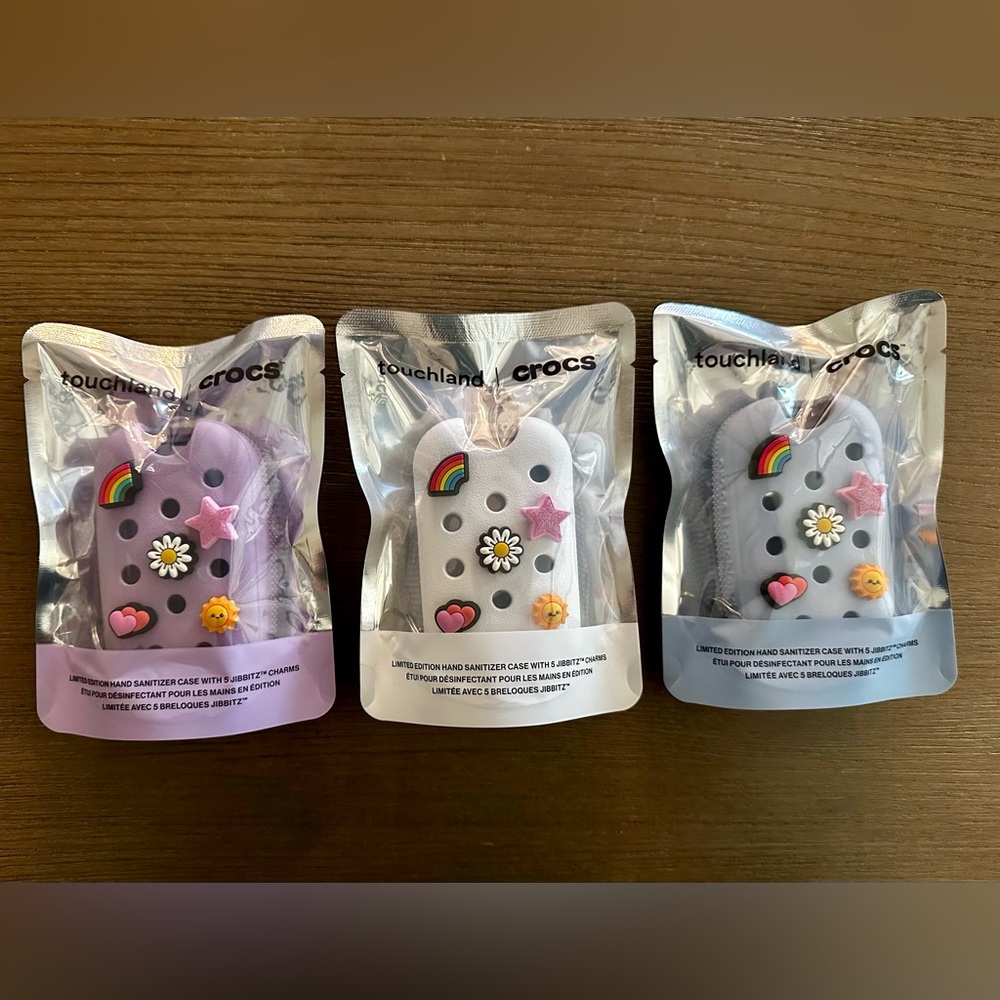 Touchland x Crocs Hand Sanitizer Case Trio